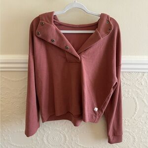 Vuori Pink Pullover Jacket